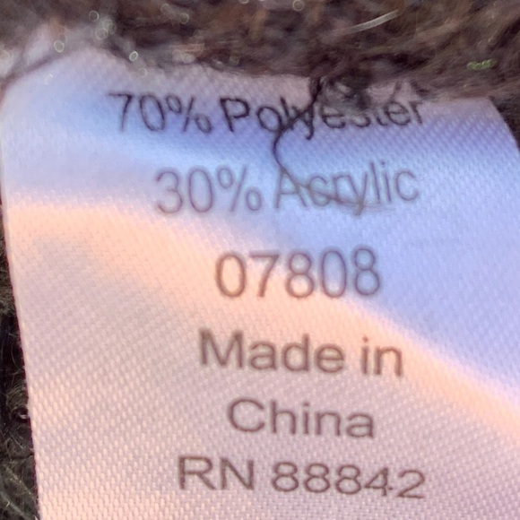 NEW Roaman's Long Black Gray Cream Cardigan Sweater Size 2 X Single Button - Picture 4 of 10